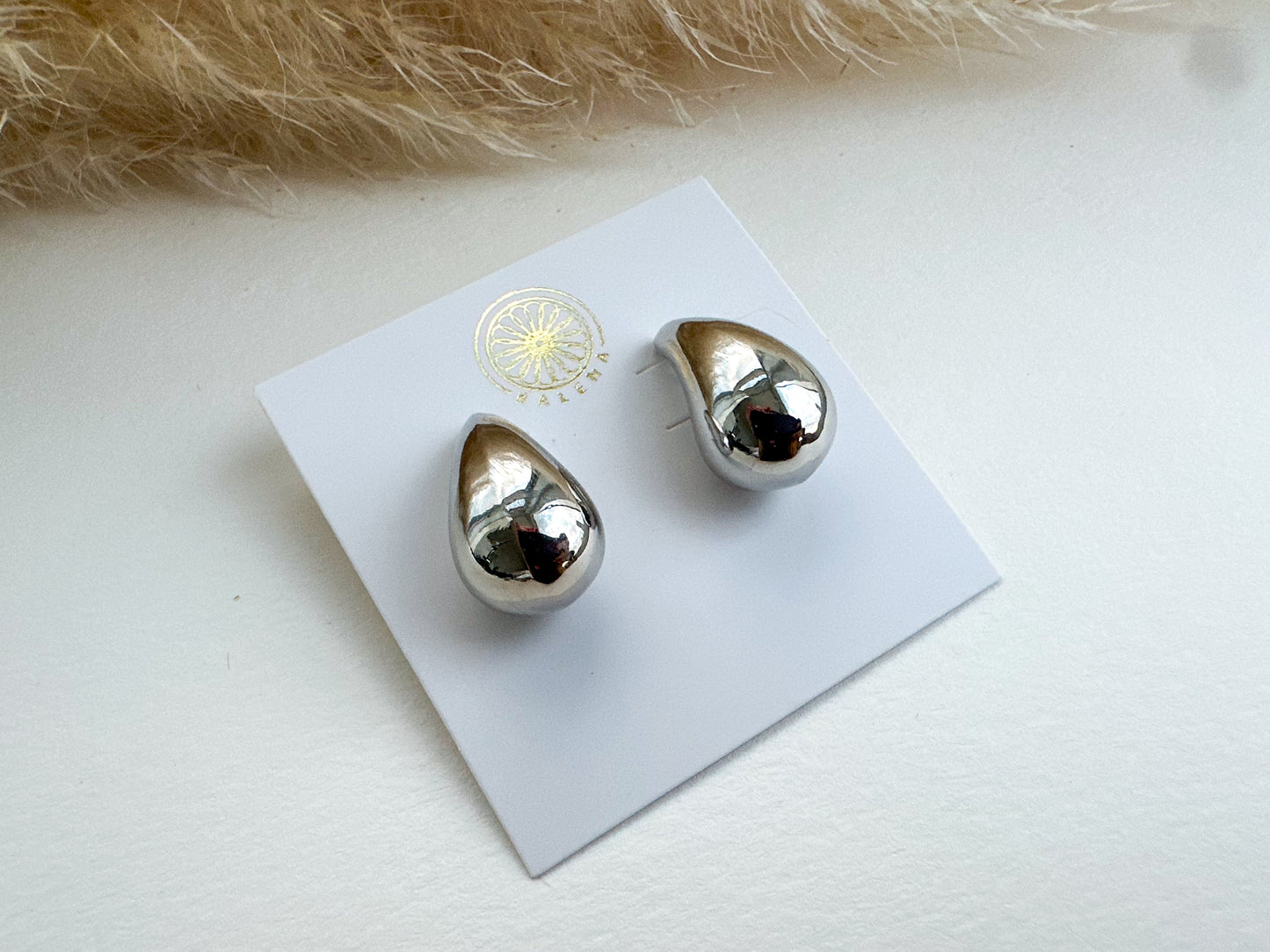 Silver Drop Earrings