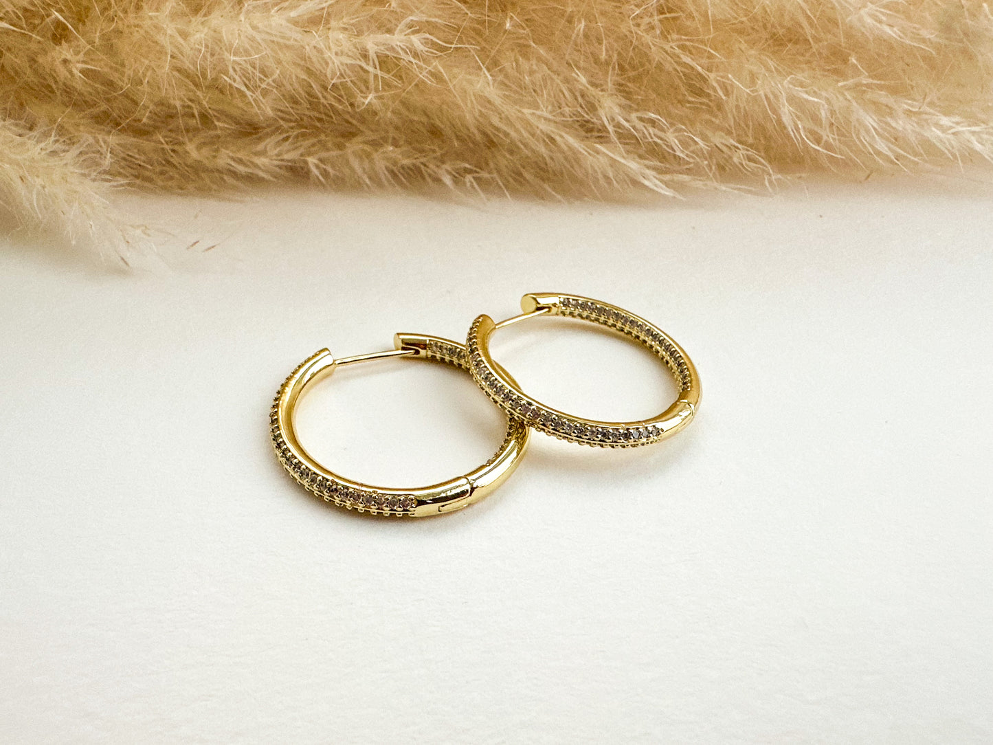 Crystal Hoops